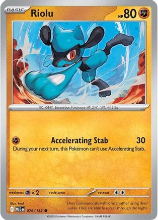 Riolu 076 - Common