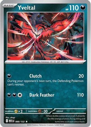Yveltal 088 - Rare - Holofoil