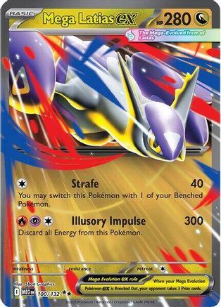 Mega Latias ex 100/132 - Double Rare - Holofoil