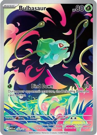 Bulbasaur 133/132 - Illustration Rare - Holofoil