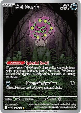 Spiritomb 148/132 - Illustration Rare - Holofoil