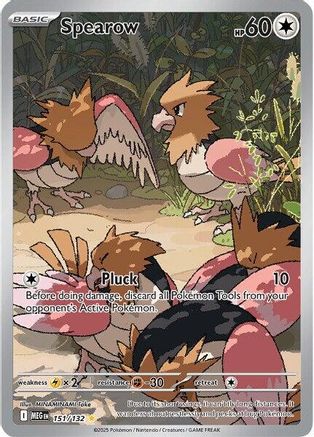 Spearow 151/132 - Illustration Rare - Holofoil
