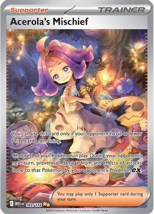 Acerola's Mischief 183/132 - Special Illustration Rare - Holofoil