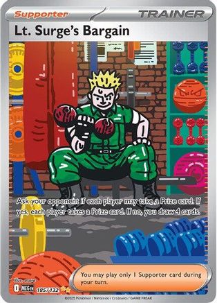 Lt. Surge's Bargain 185/132 - Special Illustration Rare - Holofoil