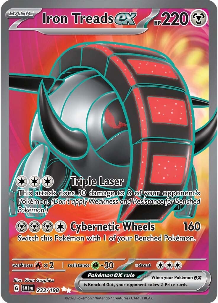 Iron Treads ex 233/198 - Ultra Rare - Holofoil