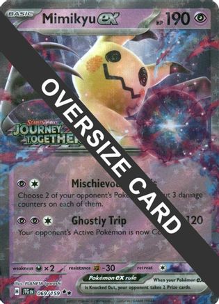 Mimikyu ex (Journey Together Stamped) 069 - Double Rare - Holofoil