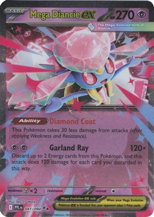 Mega Diancie ex 041 - Double Rare - Holofoil