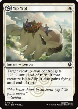 Yip Yip! (TLA-043) - Avatar: The Last Airbender Foil
