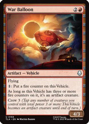 War Balloon (TLA-159) - Avatar: The Last Airbender Foil