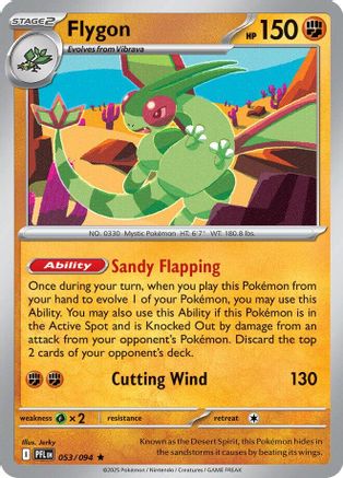 Flygon 053/094 - Rare - Holofoil