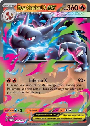 Mega Charizard X ex 013/094 - Double Rare - Holofoil