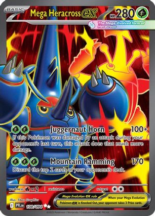 Mega Heracross ex 108/094 - Ultra Rare - Holofoil