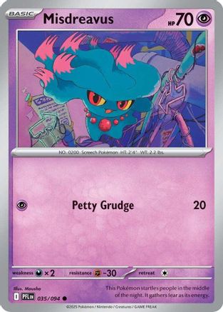 Misdreavus 035 - Common - Reverse Holofoil