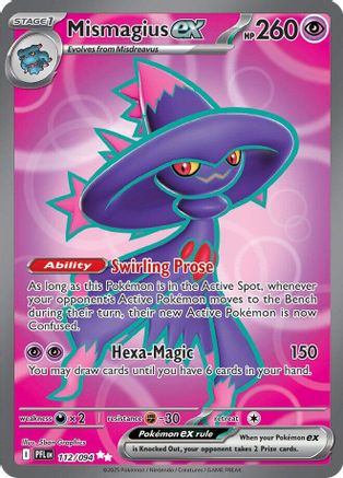 Mismagius ex 112/094 - Ultra Rare - Holofoil
