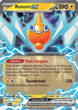 Rotom ex 029/094 - Double Rare - Holofoil