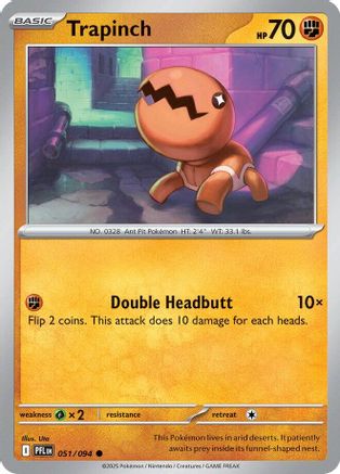 Trapinch 051 - Common - Reverse Holofoil