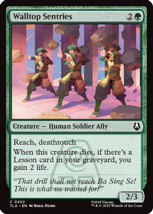 Walltop Sentries (TLA-202) - Avatar: The Last Airbender