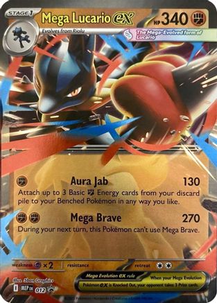 Mega Lucario ex 012 - Promo - Holofoil