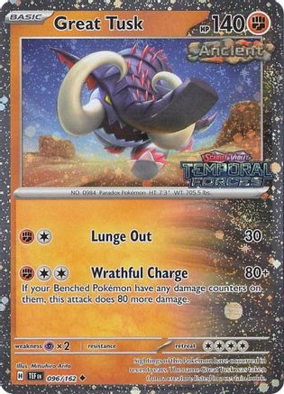 Great Tusk 096/162 - Uncommon - Holofoil