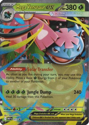 Mega Venusaur ex 013 - Promo - Holofoil