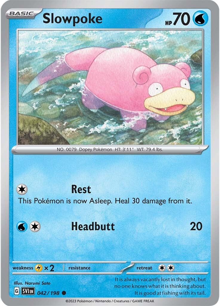 Slowpoke 042/198 - Common