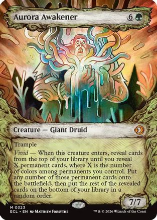Aurora Awakener (Showcase) (ECL-323) - Lorwyn Eclipsed Foil