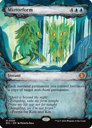 Mirrorform (Showcase) (ECL-308) - Lorwyn Eclipsed Foil