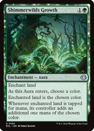Shimmerwilds Growth (ECL-194) - Lorwyn Eclipsed Foil