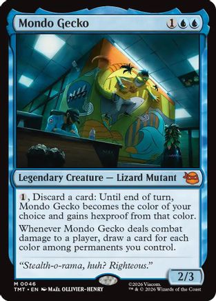 Mondo Gecko (TMT-046) - Teenage Mutant Ninja Turtles Foil