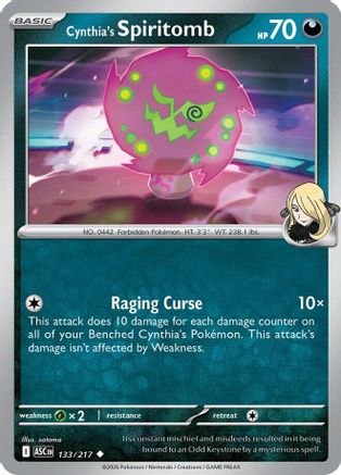 Cynthia's Spiritomb (133/217) - ME Ascended Heroes