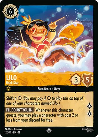 Lilo - Rock Star (17/204) - Winterspell