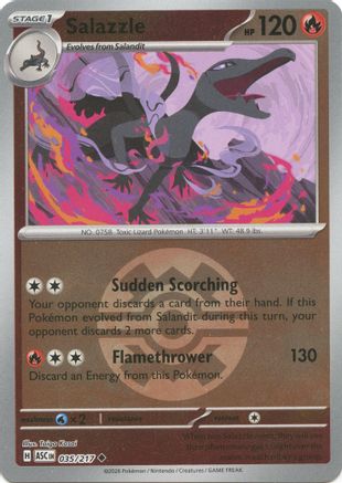 Salazzle (Quick Ball) (035/217) - ME Ascended Heroes Reverse Holofoil
