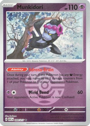 Munkidori (Dusk Ball) (099) - ME Ascended Heroes Reverse Holofoil