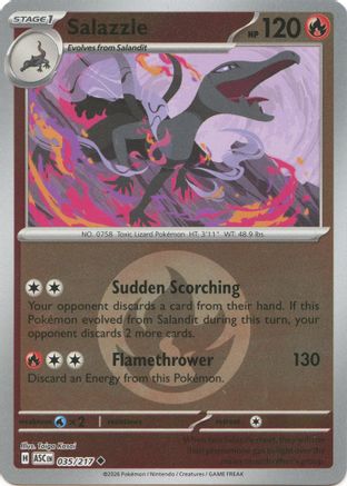 Salazzle (Energy Symbol Pattern) (035/217) - ME Ascended Heroes Reverse Holofoil