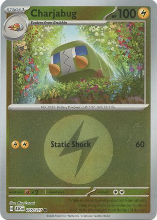 Charjabug (Energy Symbol Pattern) (065) - ME Ascended Heroes Reverse Holofoil