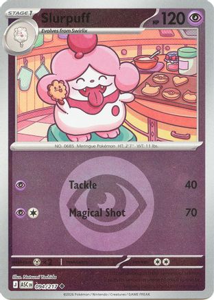 Slurpuff (Energy Symbol Pattern) (094/217) - ME Ascended Heroes Reverse Holofoil