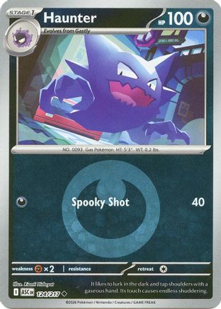 Haunter (Energy Symbol Pattern) (124) - ME Ascended Heroes Reverse Holofoil