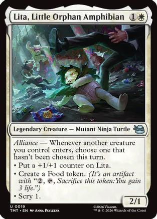 Lita, Little Orphan Amphibian (TMT-019) - Teenage Mutant Ninja Turtles