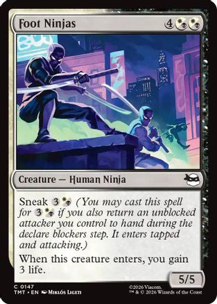 Foot Ninjas (TMT-147) - Teenage Mutant Ninja Turtles Foil