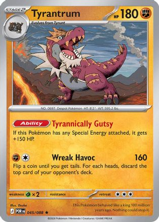 Tyrantrum (045) - ME03 Perfect Order Reverse Holofoil