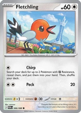 Fletchling (066) - ME03 Perfect Order Reverse Holofoil