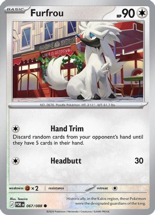 Furfrou (067) - ME03 Perfect Order Reverse Holofoil
