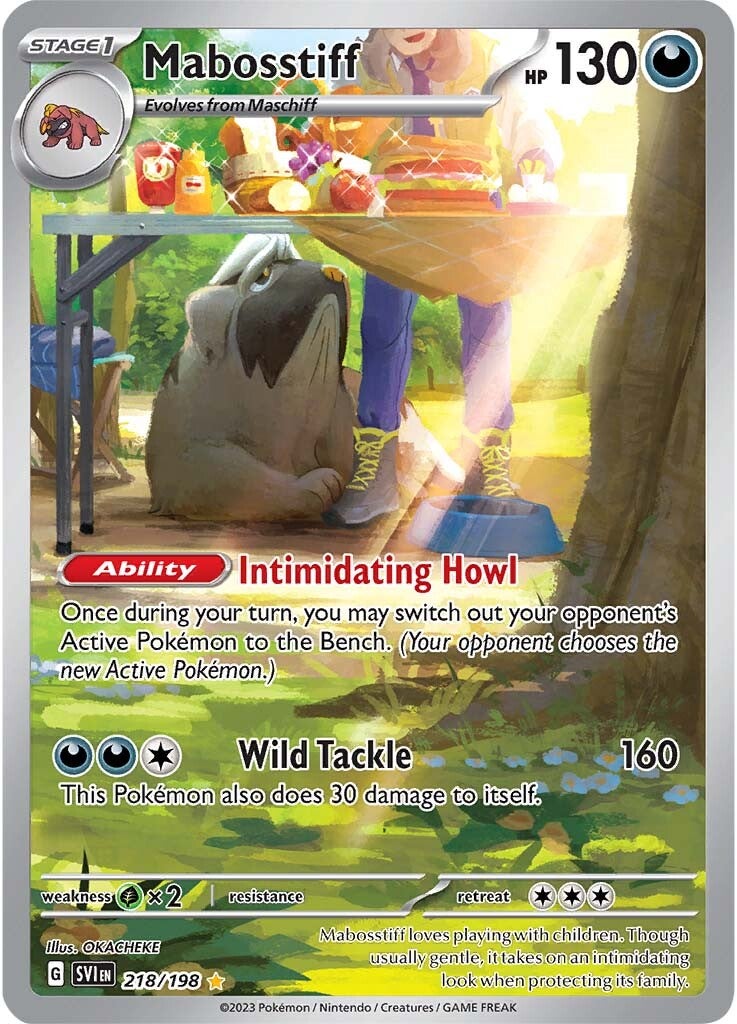 Mabosstiff 218/198 - Illustration Rare - Holofoil