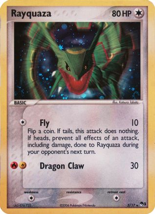 Rayquaza (2006) (003/017) - Blister Exclusives Holofoil