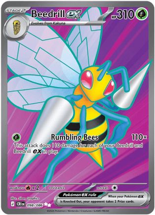 Beedrill ex (098/086) - ME04 Chaos Rising Holofoil