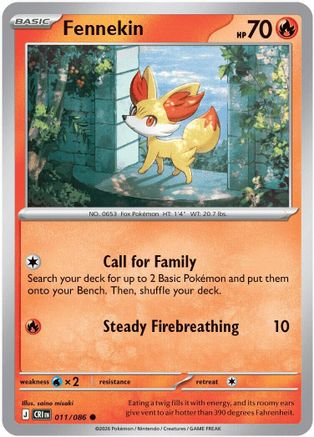 Fennekin (011/null) - ME04 Chaos Rising