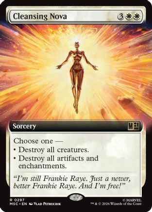 Cleansing Nova (Extended Art) (MSC-297) - Commander: Marvel Super Heroes