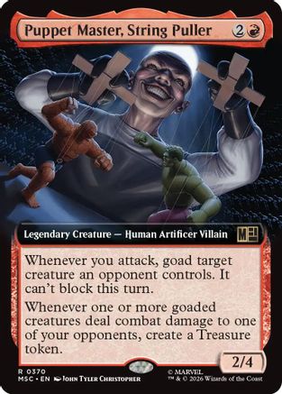 Puppet Master, String Puller (Extended Art) (MSC-370) - Commander: Marvel Super Heroes