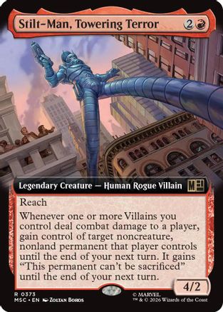 Stilt-Man, Towering Terror (Extended Art) (MSC-373) - Commander: Marvel Super Heroes