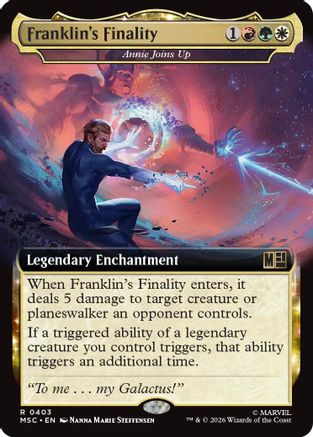 Franklin's Finality - Annie Joins Up (Extended Art) (MSC-403) - Commander: Marvel Super Heroes